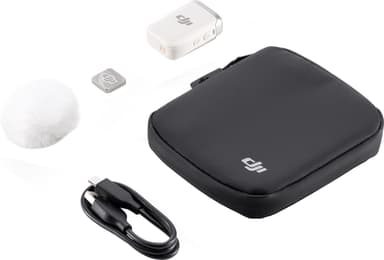 DJI Mic 2 trådløs mikrofonmodtager (hvid)
