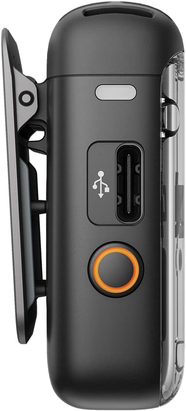 DJI Mic 2 trådløs mikrofonmodtager (sort)