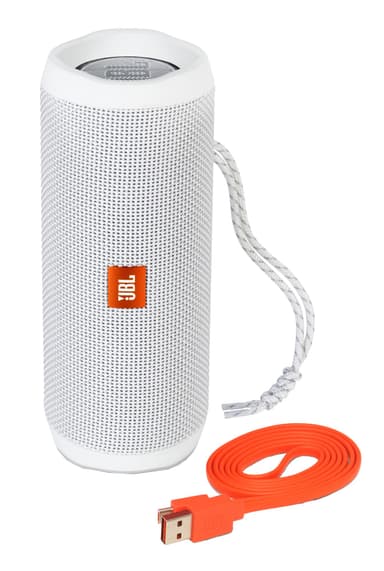 JBL Flip 4 trådløs højttaler - hvid