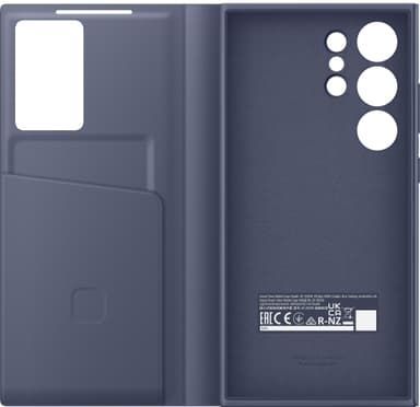 Samsung Galaxy S24 Ultra Smart View Pungetui (lilla)