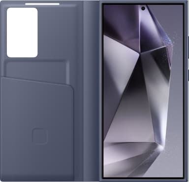 Samsung Galaxy S24 Ultra Smart View Pungetui (lilla)