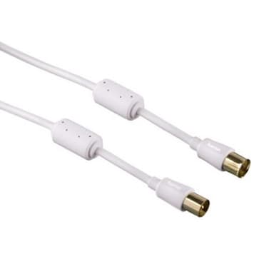 Hama antennekabel 95 dB (3 meter - hvidt)