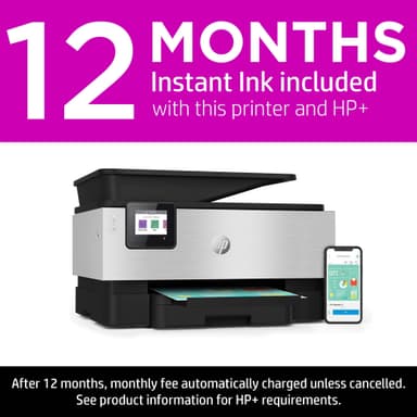 HP OfficeJet Pro 9019e AIO farve inkjet printer