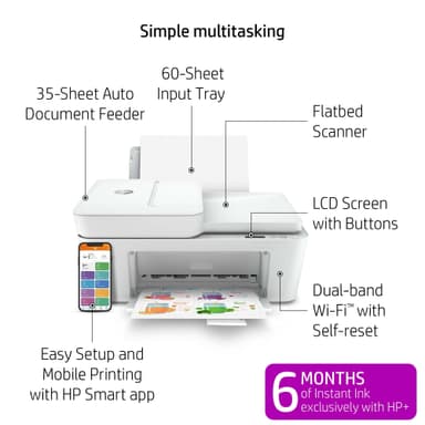 HP+ Deskjet 4110e AIO inkjet printer