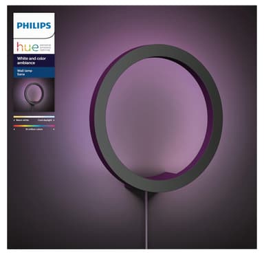 Philips Hue Sana væglampe 4090130P7 (sort)
