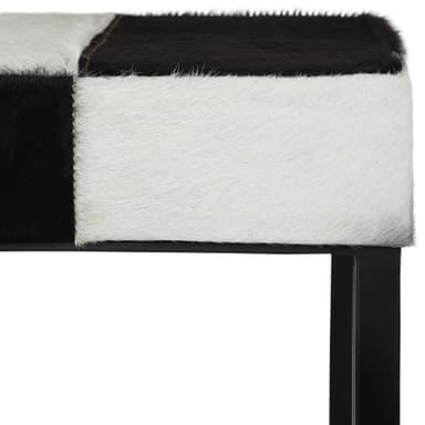 WOMO-DESIGN Barstol Sopron 35x75 cm Ægte læder og metal
