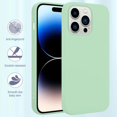 iPhone 14 PRO Cover Etui Case (Grøn)