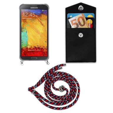Samsung Galaxy NOTE 3 Etui Cover Kæde (Blå)