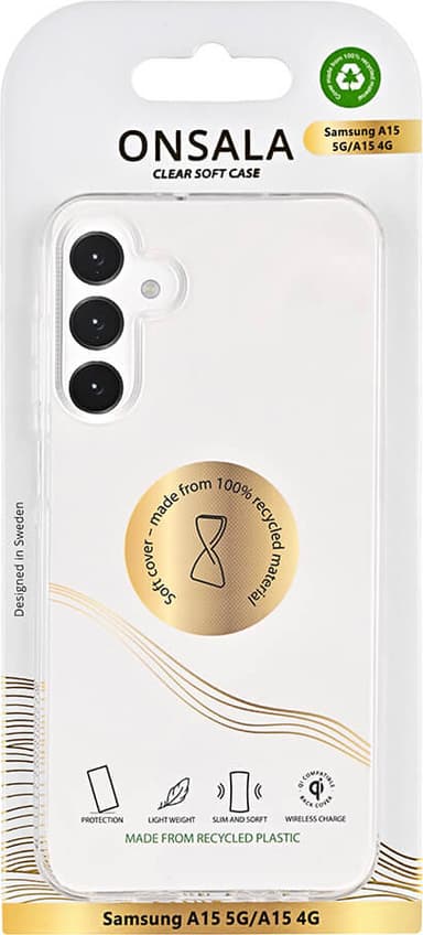 Onsala Samsung Galaxy A15 etui (klart)
