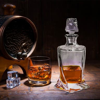 Whisky-karaffel Karaffel til rom, vodka og whisky (750