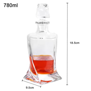 Whisky-karaffel Karaffel til rom, vodka og whisky (750