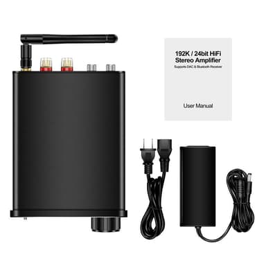 NÖRDIC Bluetooth 5.0 stereo audio-forstærker 192 kHz DAC digital til analog konverter 2x30W forstærker