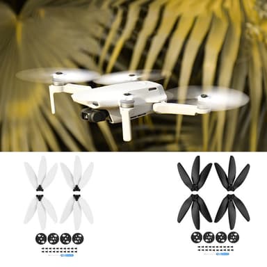 2 par tre-bladede propeludskiftning til DJI MAVIC Mini 1/2 Sort