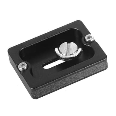PU50 Kamera stativ monteringsplade Quick release plade til DSLR kamera Sort
