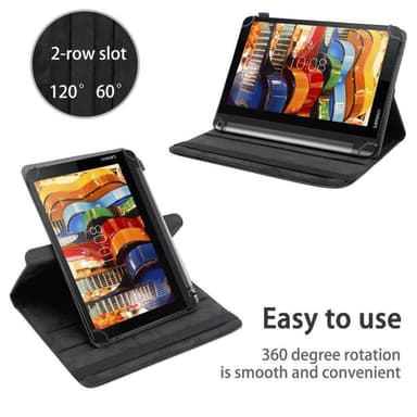 Lenovo Yoga Tab 3 10 (10.1 tomme) Pungetui Cover (Sort)