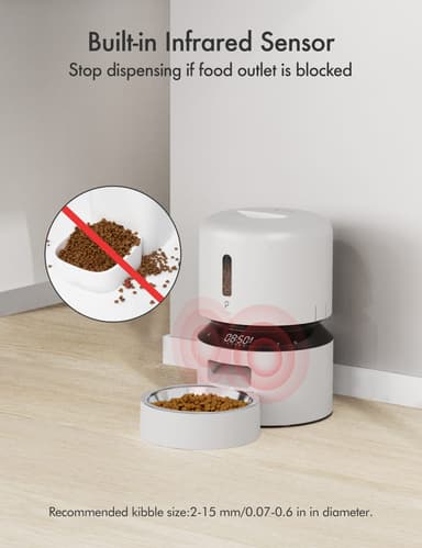Petlibro Granary automatisk katte foder-giver 3L (hvid)