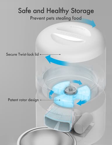 Petlibro Granary automatisk katte foder-giver 3L (hvid)