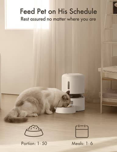 Petlibro Granary automatisk katte foder-giver 3L (hvid)