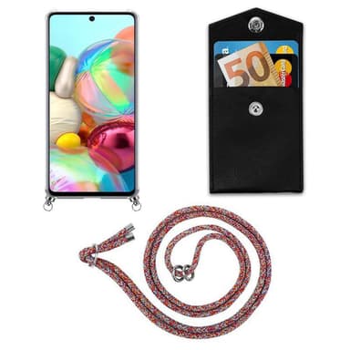 Samsung Galaxy A51 5G Etui Cover Kæde (Rød)