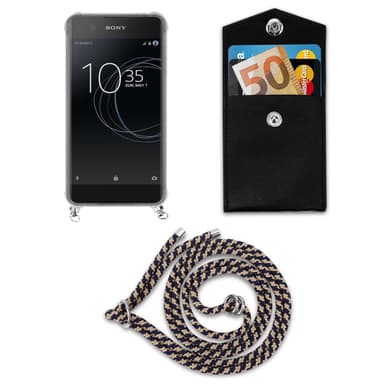 Sony Xperia XA1 PLUS Etui Cover Kæde (Blå)