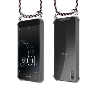 Sony Xperia XA1 PLUS Etui Cover Kæde (Blå)