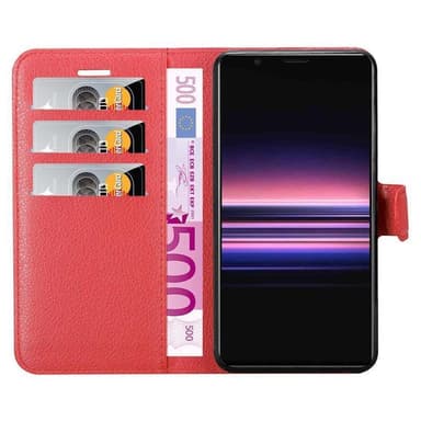 Sony Xperia 5 Pungetui Cover Case (Rød)