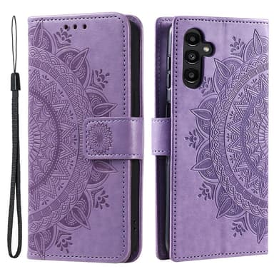 SKALO Samsung A05s 4G Mandala Flip Cover - Lilla