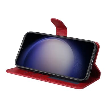 SKALO Samsung S23 FE PU-læder Pungetui - Rød