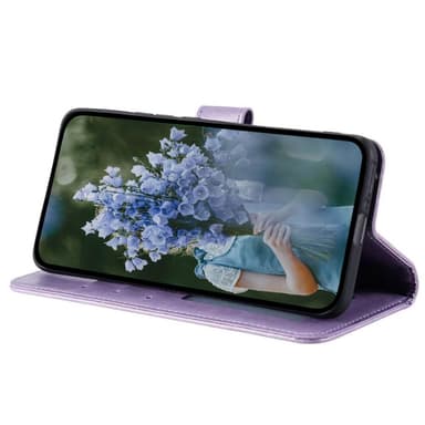 SKALO Samsung S23 FE Mandala Flip Cover - Lilla