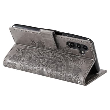 SKALO Samsung A05s 4G Mandala Flip Cover - Grå