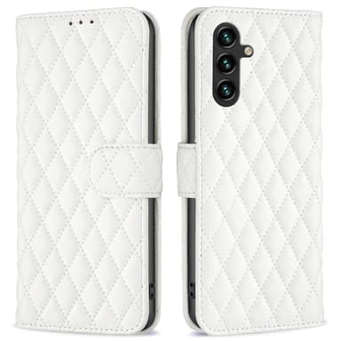 SKALO Samsung A05s 4G BINFEN COLOR Quiltet Pung - Hvid