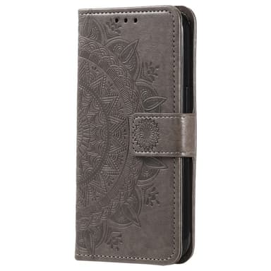SKALO Samsung A05s 4G Mandala Flip Cover - Grå