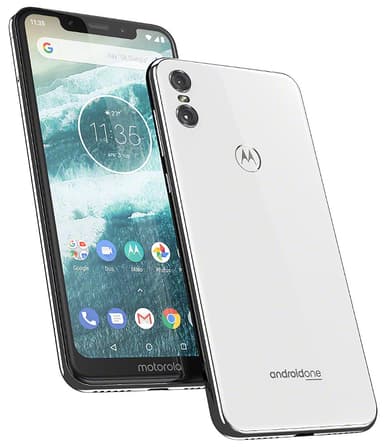 Motorola One smartphone (hvid)