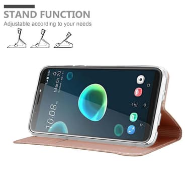 HTC Desire 12 PLUS Pungetui Cover Case (Lyserød)