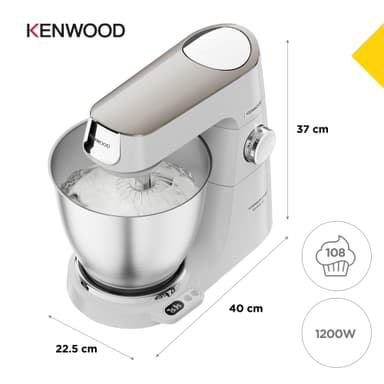 Kenwood Titanium Chef Baker XL køkkenmaskine KVL65.001WH (hvid)