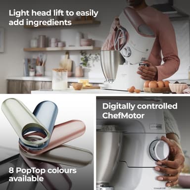 Kenwood Titanium Chef Baker XL køkkenmaskine KVL65.001WH (hvid)