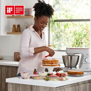 Kenwood Titanium Chef Baker køkkenmaskine KVC65.001WH (hvid)