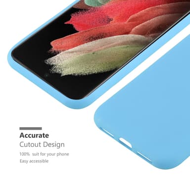 Samsung Galaxy S21 ULTRA Cover Etui Case (Blå)