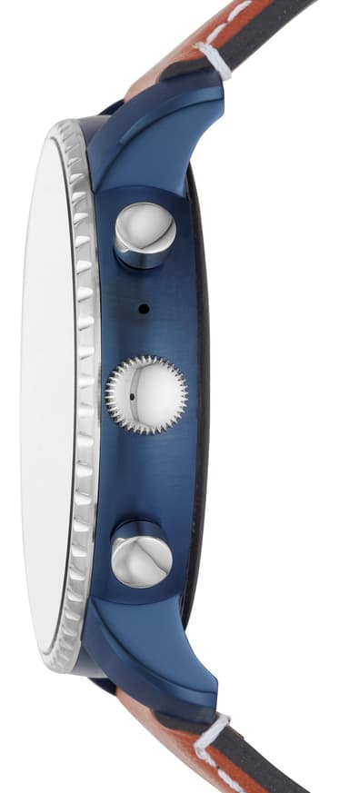 Fossil Q Explorist Gen. 4 smartwatch (steel/blue/tan)