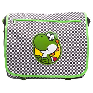 Nintendo Yoshi Checkered kurértaske (grøn)