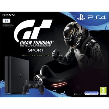 PlayStation 4 Slim 1 TB + GT Sport Day One Edition Elgiganten