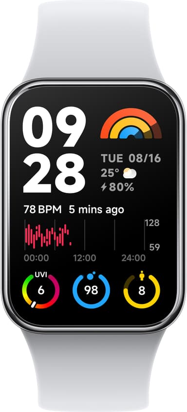 Xiaomi Smart Band 8 Pro aktivitetsmåler (grå)
