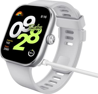 Xiaomi Redmi Watch 4 smartwatch 46mm (sølv)