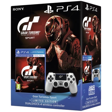 PS4 DualShock 4 controller + Gran Turismo Sport Elgiganten