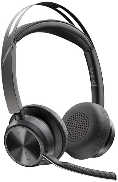 HP Poly Voyager Focus 2 høretelefoner USB-C med opladningsstation