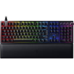 Razer Huntsman V2, optisk gaming-tastatur, RGB LED-lys, nordisk, sort, kablet