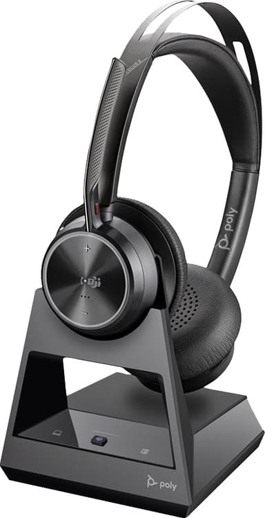 HP Poly Voyager Focus 2-M MS Teams høretelefoner USB-C med opladningsstation