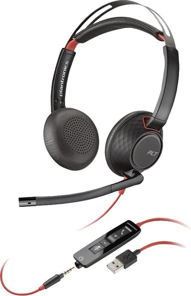 HP Poly Blackwire 5220 headset USB-A