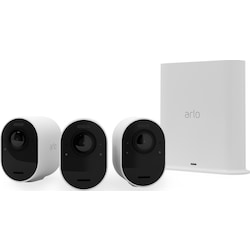 Arlo Ultra 2 4K trådløst sikkerhedskamera (3-pak, hvid)
