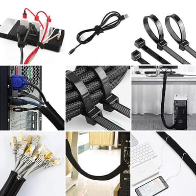 Ledning organisator System Kabelstyringshylster med spænde 4-delt